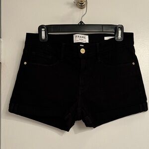 Frame Denim Women's Black Le Cutoff Jean Shorts, 27